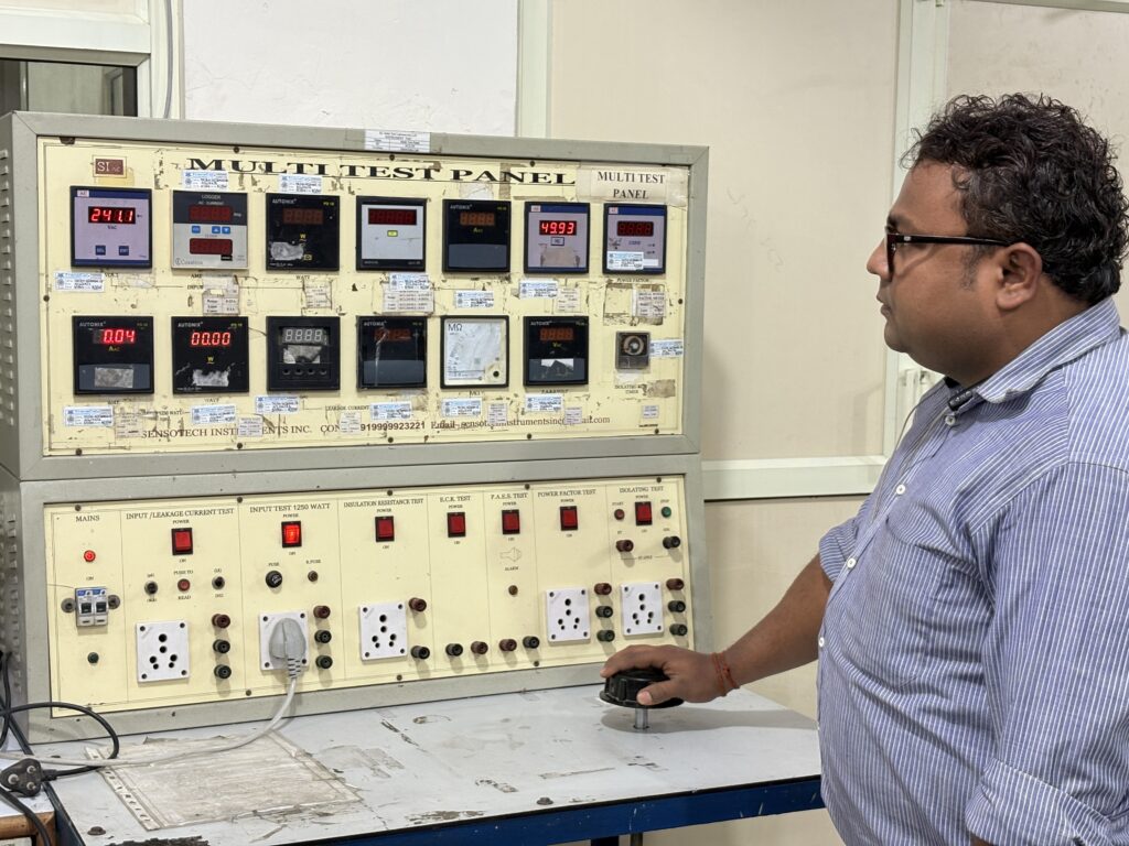 High Voltage Testing Panel